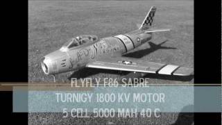 FLYFLY F86 SABRE EDF [upl. by Assenev848]