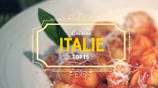 TOP 15 de la cuisine ITALIENNE 🍲 Voyage en Italie [upl. by Zadoc]