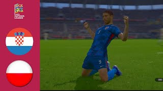 Croatia vs Poland Highlights  Nations League 2024 [upl. by Xel]