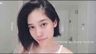 my nighttime skincare routine  我的晚间护肤步骤 english sub [upl. by Ugo602]