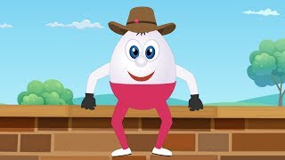 Humpty Dumpty Sat On A Wall  Nursery Rhyme with Lyrics Kids Tv  Cartoon Videos For Children [upl. by Hosbein]