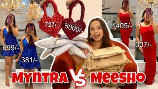 I ordered identical products from Myntra vs Meesho😱Shocked [upl. by Amik]