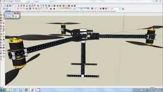 DroneworX Y6 hexacopter prototype design [upl. by Eeclehc]