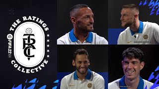 “If it’s Serie A titles I’m the winner”  FIFA 22 RATINGS  INTER PLAYERS REACTION 🤣⚫🔵🎮 SUB ENG [upl. by Berenice190]