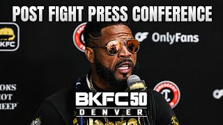 BKFC 50 DENVER Press Conference  Live [upl. by Ennaer]