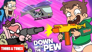 Down with the Pew 🎵 Animated Music Video based off FGTeeV Book feat FUNnel Vision [upl. by Pru]