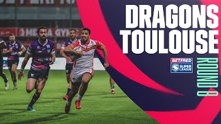 Highlights  Catalans Dragons v Toulouse Olympique Rivals Round 2022 Betfred Super League [upl. by Edahc]