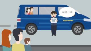 SuperShuttle Paris  best way to connect CDG ORLY and BVA airports long [upl. by Tereve]