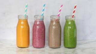 Four Healthy Smoothies for Kids  Ad [upl. by Lyrehs850]