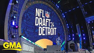 Football fans head to Detroit for NFL Draft [upl. by Ade]