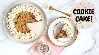 How to Make a Chocolate Chip Cookie Cake  Chocolate Chip Cookie Cake Recipe [upl. by Lednahc]