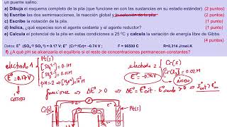 Reacciones RedoxProblema Examen 2020 [upl. by Romain]