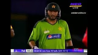 Shahid Afridi Blistering Hundred vs Sri Lanka Asia Cup 2010 Hd [upl. by Epperson]