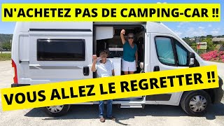 ❌on DÉTESTE VIVRE en CAMPINGCAR 😡 ARNAQUE amp marques à éviter avantage et inconvénient test benimar [upl. by Magda]