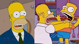 Homer Simpson Stops Strangling Bart [upl. by Llennehc]