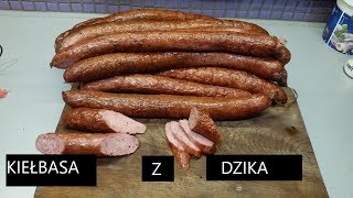 Kiełbasa z Dzika prosty sprawdzony przepis [upl. by Shirlene692]