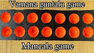 Vamana Guntalu  Pallanguzhi  How to Play Mancala Game  Indoor Strategy Game TimePass GUARANTEE [upl. by Suinuj]