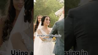 When the bride incorporates an Irish blessing into her vows🥺🥹😭 wedding bride emotional vows [upl. by Yelrak]