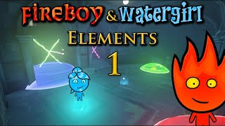 Fireboy and Watergirl Forest Temple Walkthrough  Levels 1 to 7 in Under 1 Minute Each [upl. by Mirabel]