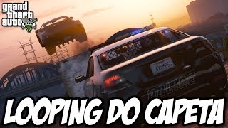 GTA V  Corrida no Looping do CAPETA [upl. by Yeltnerb]