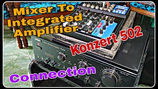 Mixer To Amplifier Connection Konzert 502 [upl. by Augustine175]