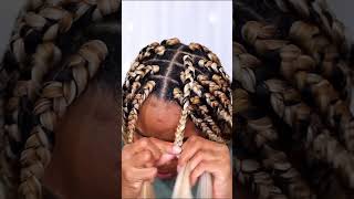 LARGE BOX BRAIDS  PERFECT GRIP  BEGINNERS FRIENDLY [upl. by Arber]