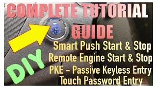 DIY StartStop Button with Passive Keyless Entry [upl. by Aihtennek906]