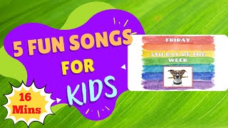 Weekdays  ABC  Add To 10 amp More Kids Songs [upl. by Brodie892]