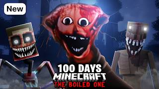 I Survived 100 Days in the BOILED ONE Island Minecraft Horror Mod [upl. by Eanyl357]