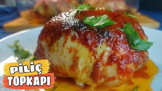 PİLİÇ TOPKAPI TARİFİ 🔝 İÇ PİLAVLI TAVUK DOLMA YEMEĞİ NASIL YAPILIR ✅STUFFED ROAST CHICKEN RECIPE👌 [upl. by Notsnorb]