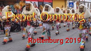 Fasnet Ommzug Rottenburg 2019 📍🇩🇪ขบวนแห่ในเยอรมัน Carnival Parade [upl. by Beilul]