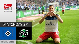 Goal Fest In The North Duel  Hamburger SV  Hannover 96 61  All Goals  MD 27 – BL 2  2223 [upl. by Nidnarb566]