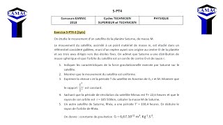 Solution Exercices 3 et 4 Concours EAMAC Technicien Supérieur 2018 [upl. by Gustie821]