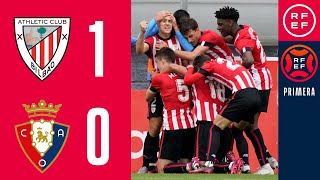 RESUMEN PrimeraFederación  Athletic Club B 10 Club Atlético Osasuna B  Grupo 2  Jornada 30 [upl. by Vershen]