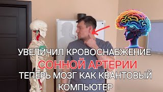 Эта точка усиливает кровоснабжение мозга в 17 тысяч раз Убери спазм сонной артерии и стань гением [upl. by Atoiganap]