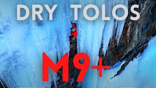 La ESCALADA en HIELO MÁS DURA de GALICIA  Vía Dry Tolos M9 [upl. by Sollie]