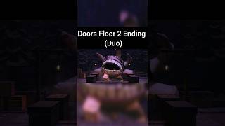 Doors Floor 2 Ending Cutscene Duo roblox doors doorsroblox robloxdoors doorsfloor2 trending [upl. by Elazaro]