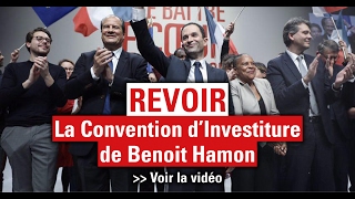 Convention d’investiture de Benoit Hamon  5 février 2017 [upl. by Aerdnaz]