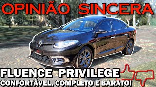 Renault Fluence Privilege  Sedan bom barato confortável e com espaço para a família inteira [upl. by Lacym851]