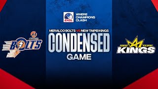 Condensed Game Group B  Meralco Bolts vs New Taipei Kings  Jan 3 2023 [upl. by Claudio]