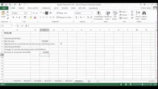 Changes in Current Operating Assets and Liabilities Indirect Method [upl. by Llerrah395]