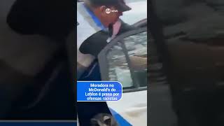 Mulher que mora no McDonalds do Leblon é presa por ofensas racistas  SBT Brasil 310824 [upl. by Eceinal23]