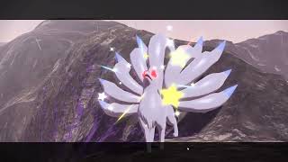 Shiny Alpha Ninetales Encounter amp Capture  Pokemon Legends Arceus [upl. by Buckie]