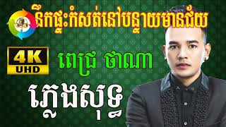 Pleng sot Pich Thana នឹកផ្ទះកំសត់នៅបន្ទាយមានជ័យ ពេជ្រ ថាណា ភ្លេងសុទ្ធ [upl. by Bores]