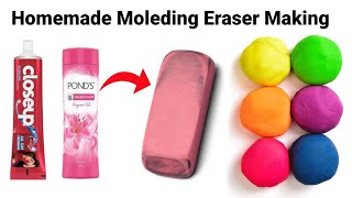 How to make Kneaded Eraser at homeDIY Eraser homemade Kneaded Eraser Moldable Eraser [upl. by Reivilo]