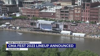 2023 CMA Fest lineup announced [upl. by Nnaer]