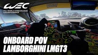 Incredible POV Onboard Lap I Iron Lynx Lamborghini Huracan LMGT3 Evo2 I FIA WEC [upl. by Naor484]