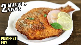 Pomfret Fry Recipe  Fish Fry Indian Style  Fish Recipes  Fish Fry Recipe by Varun Inamdar [upl. by Jahdiel]