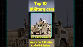 Top 10 Military Vehicles of All Time  From the Humvee to the Jeep Willys MB [upl. by Jozef]