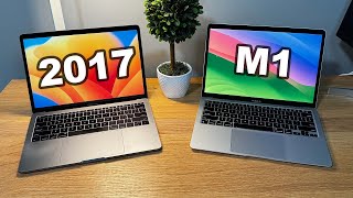 Macbook Pro 2017 VS Macbook Air M1  Worth upgrading [upl. by Jeanelle]